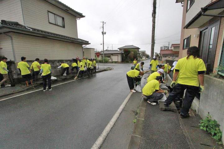 大船渡側溝清掃2011年