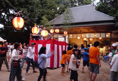 上山集楽「上山神社盆踊り2015」